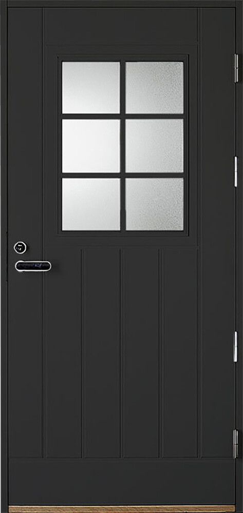 Ulko-ovi Kaskipuu Tummanharmaa UOL1 Thermo