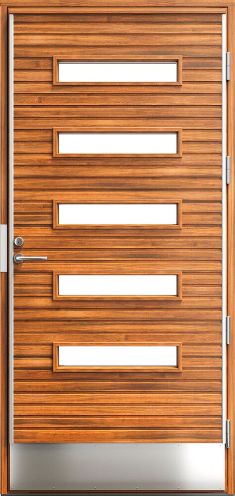 Ulko-ovi Kaski Puudesign Kero Pähkinä