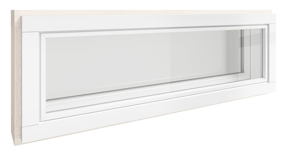 Ikkuna Kaski MSEA Valkoinen 12 x 4 alasaranointi