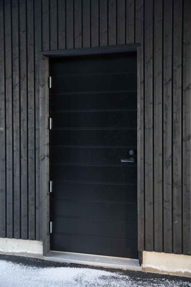 Ulko-ovi Kaski UO7 Thermo musta 10 x 21