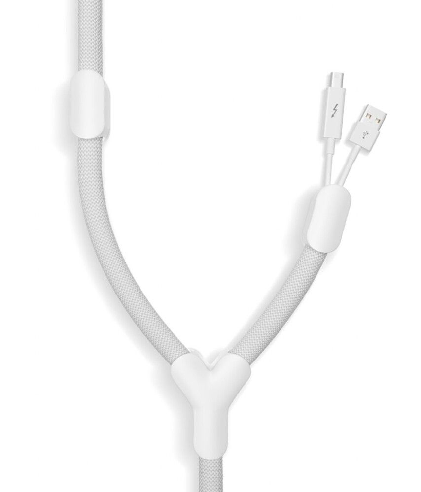 Kaapelisukka Bluelounge Soba valkoinen