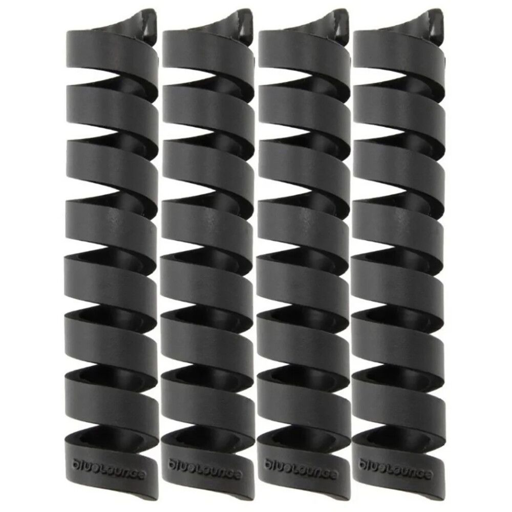 Kaapelinsuoja Bluelounge Cablecoil musta 4 kpl
