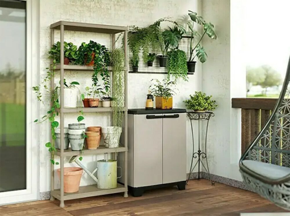 Kaappi Keter Planet Matala Harmaa