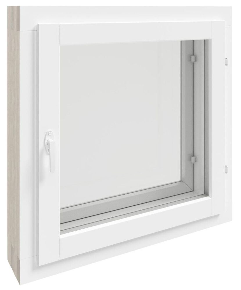 Ikkuna Solid Elements MSEAL Valkoinen 6 x 6 / 130 mm oikea