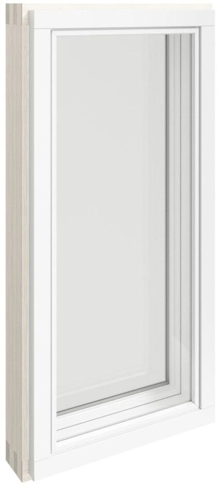 Ikkuna Solid Elements MSEAL Valkoinen 6 x 12 /130 mm oikea