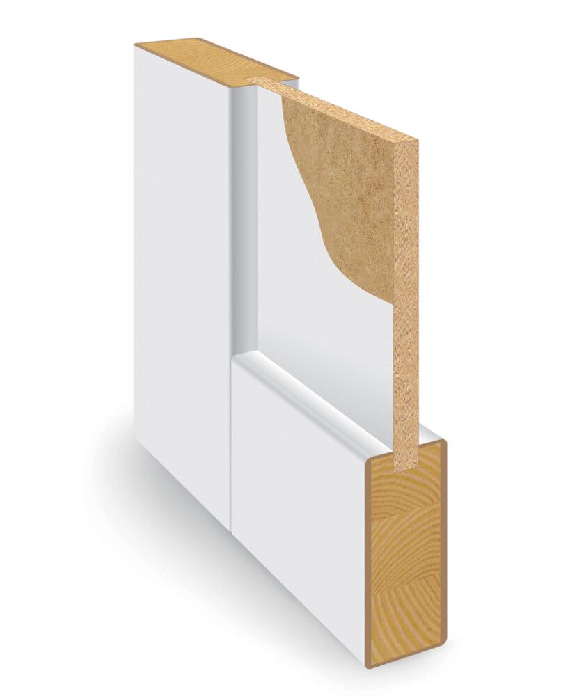 Liukuovi Solid Elements Massiivikehys 1P valkoinen 1025 x 2040