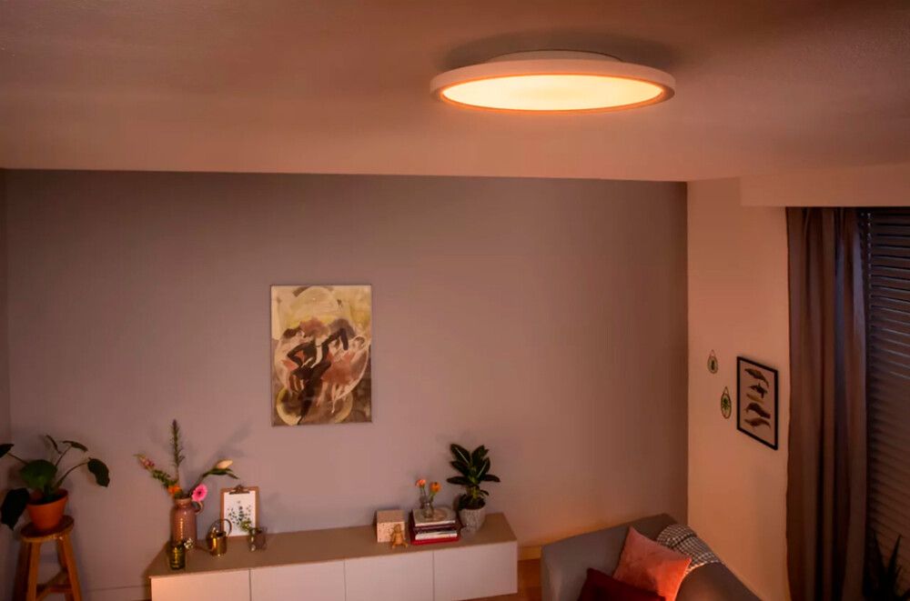 LED-paneelivalaisin Philips Hue Aurelle valkoinen Ø 39 cm IP20