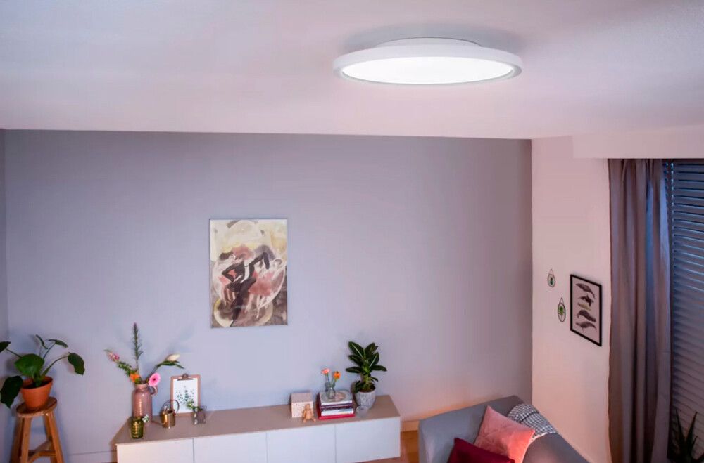 LED-paneelivalaisin Philips Hue Aurelle valkoinen Ø 39 cm IP20