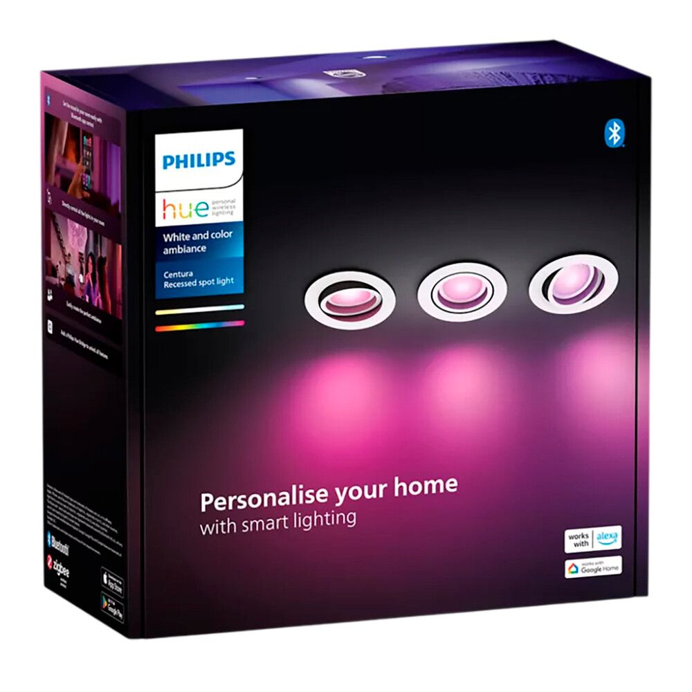 Uppospottisetti Philips Hue Centura Ø 9 cm 3 kpl/pkt