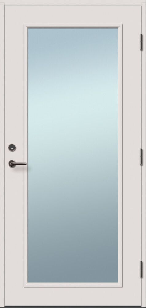 Ulko-ovi/parvekeovi Maria valkoinen