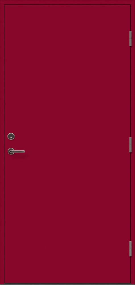 Ulko-ovi Solid Elements Sille ED62 T-1 punainen