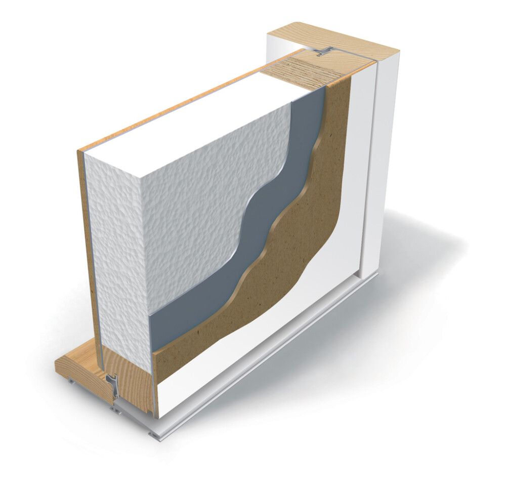 Ulko-ovi Solid Elements Sille ED62 T-1 punainen 10 x 21 Vasen