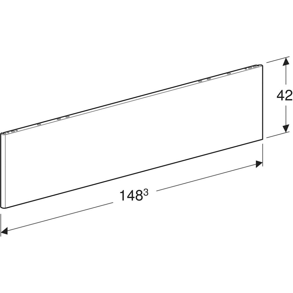Kylpyammeen etulevy Ido Trevi