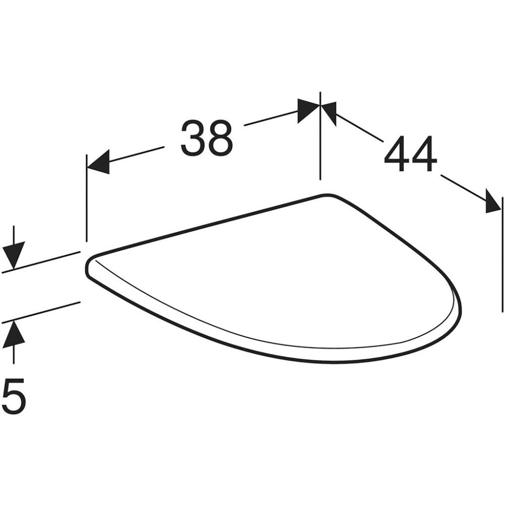 WC-istuinkansi IDO Basic Pehmeä Valkoinen