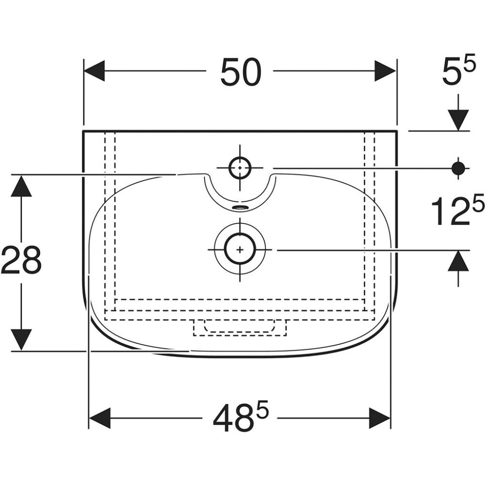 Allaskaappipaketti IDO Glow Square 50 x 36 x 69,5 cm