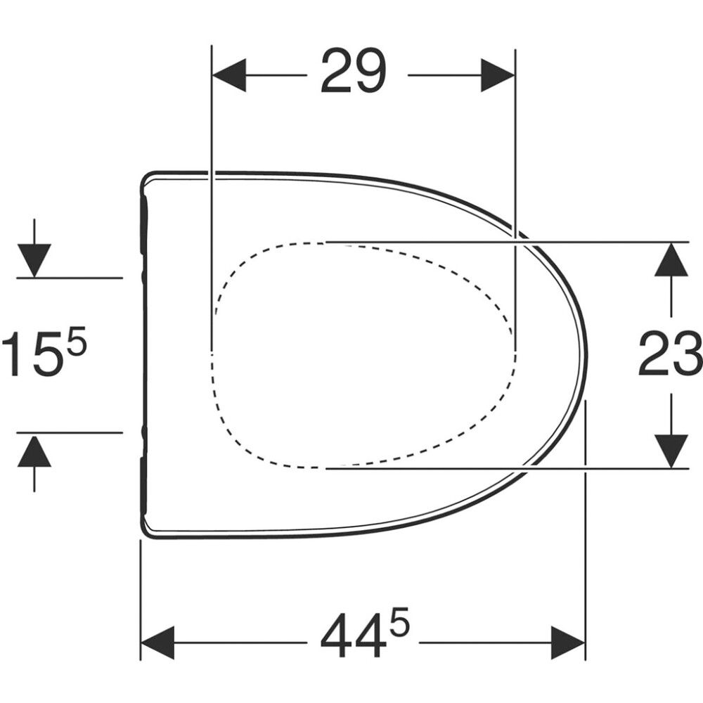 WC-istuinkansi IDO Glow kova EasyMount