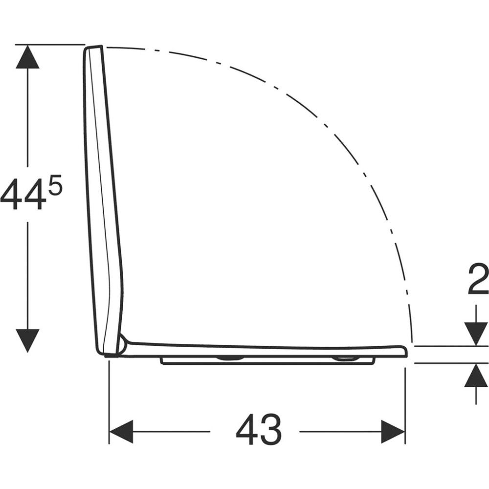 WC-istuinkansi IDO Glow kova EasyMount