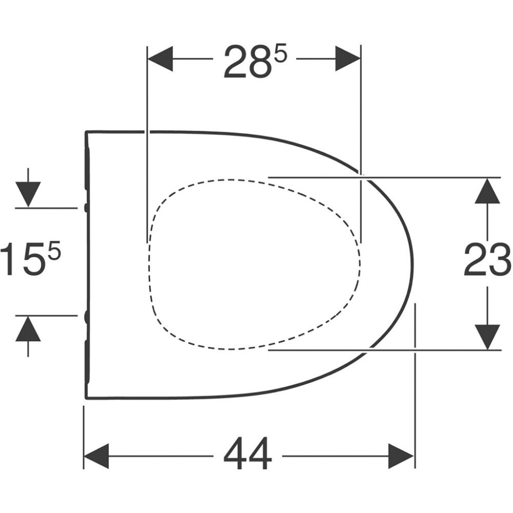 WC-istuinkansi IDO Glow kova EasyMount