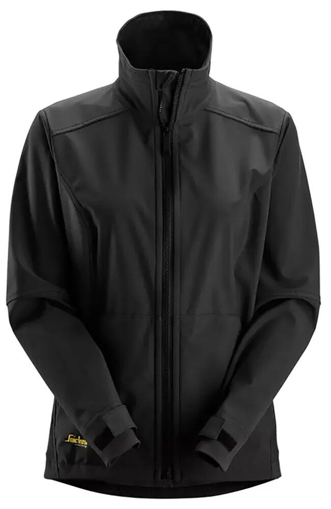 Naisten SoftShell-työtakki Snickers 1247 musta