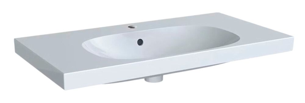 Pesuallas Geberit Acanto valkoinen 90 x 48,2 x 16,8 cm