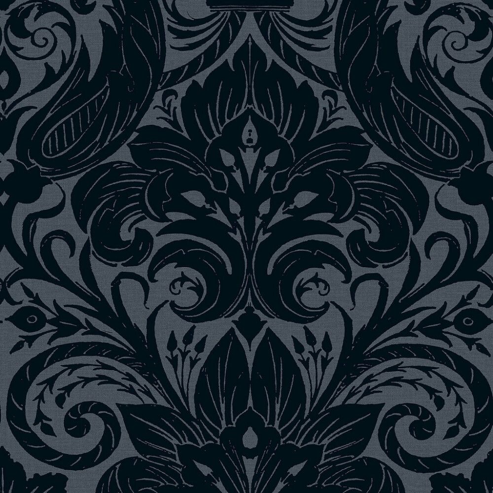Kuitutapetti Damask Sauvage Flock LB25169