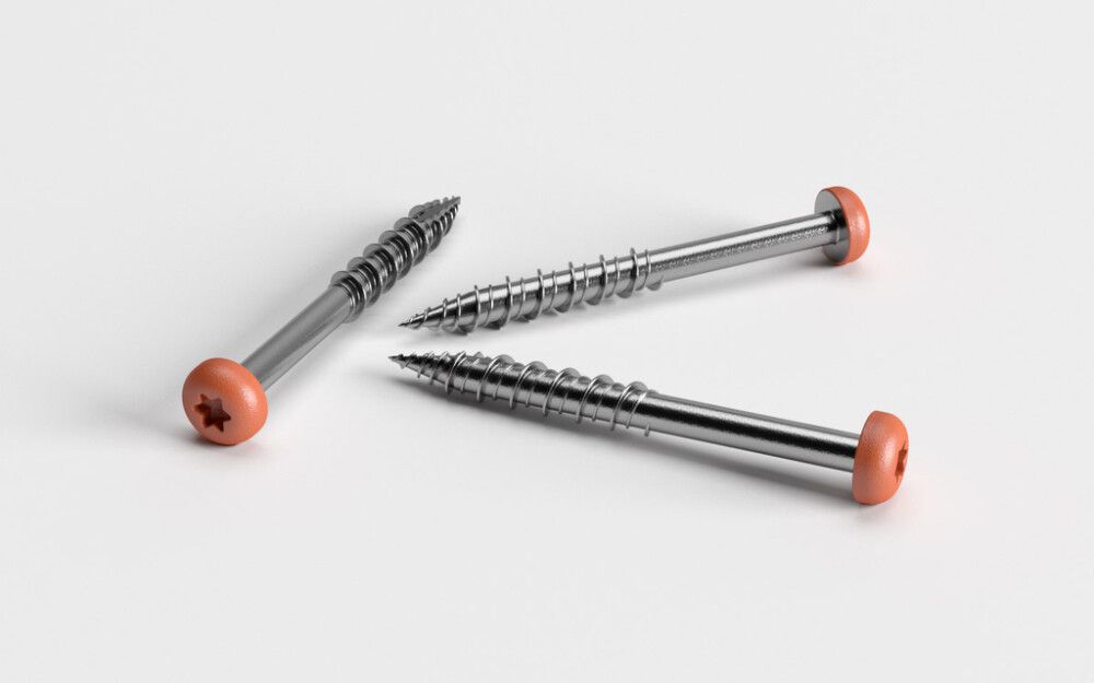 Puuruuvi Tempsi Punainen RR750 3,5 x 40 mm 100 Kpl