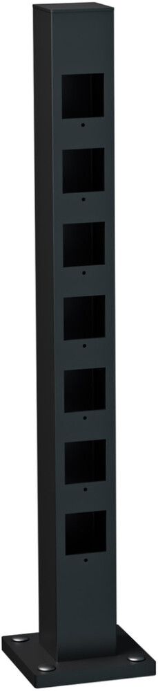 Aitatolppa Recal Furen musta, eri korkeuksia