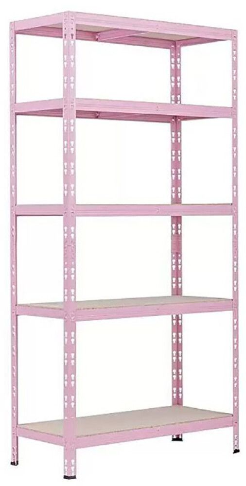 Varastohylly Regalux vaaleanpunainen 180 x 90 x 40 cm