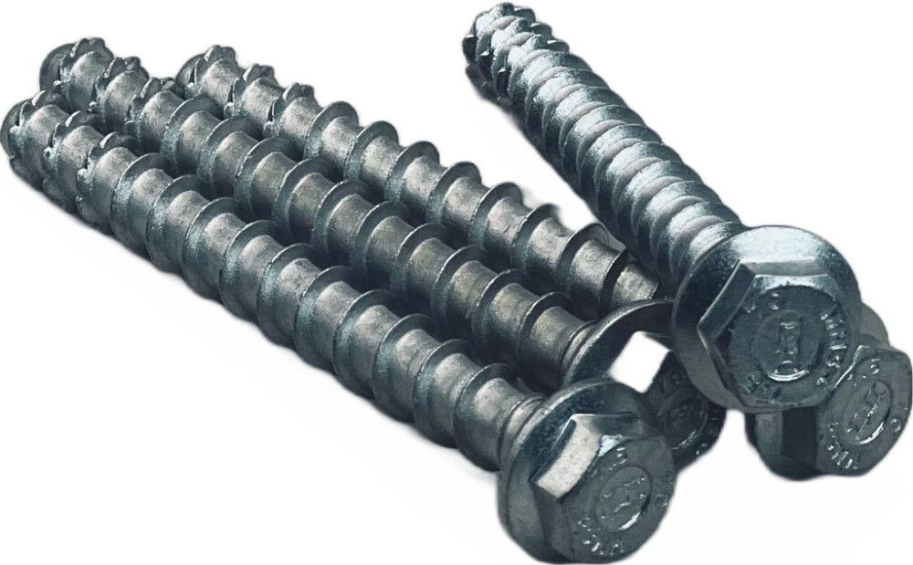 Asennusruuvi Recal betoniin 7 x 75 mm 4kpl