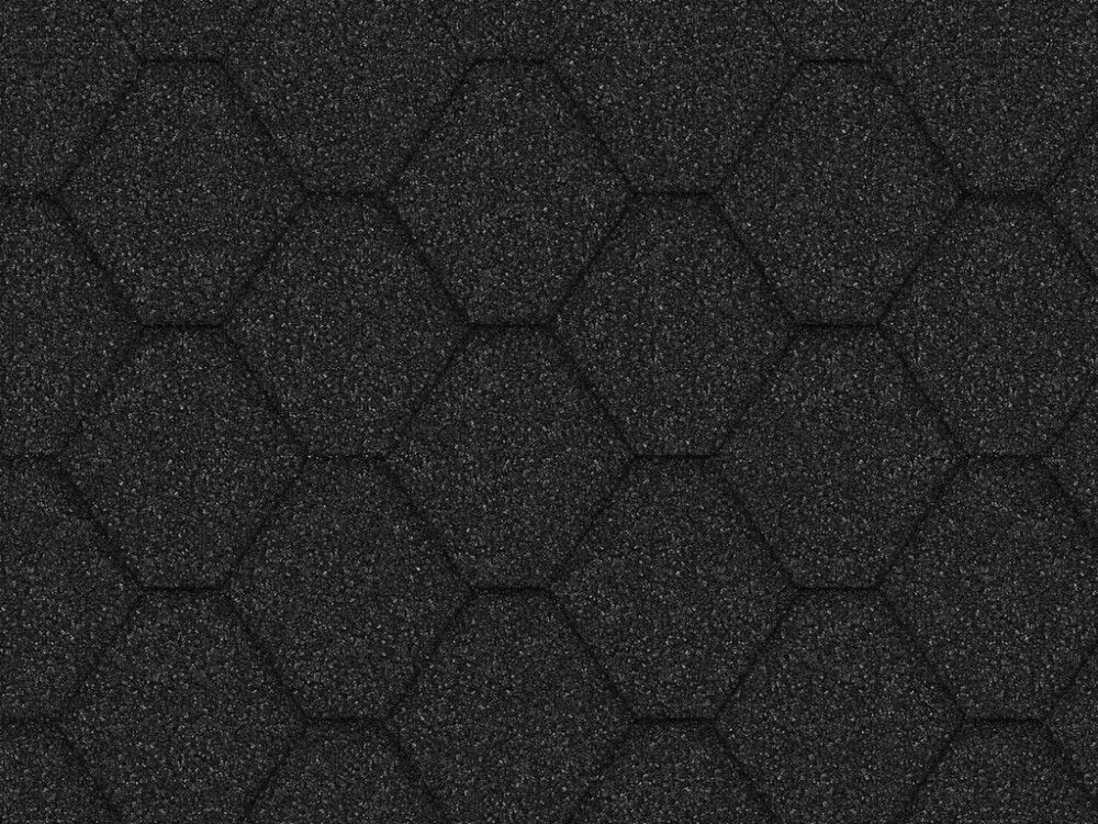 Kattolaatta Icopal Plano Natur Musta 3 m²/pkt