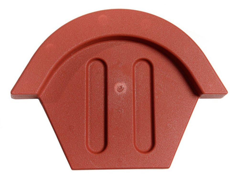 Harjatiilen päätykappale Ormax Tupapunainen