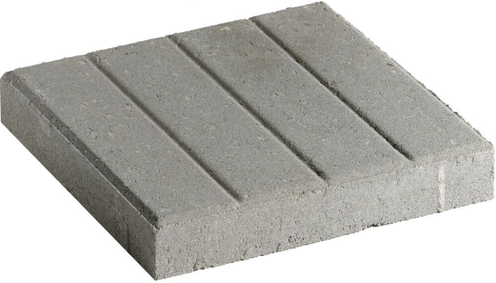 Betonilaatta Lakka BL-305 Uritettu Harmaa 300 x 300 x 50 mm