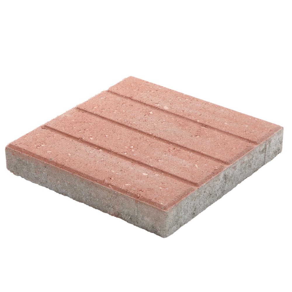 Betonilaatta Lakka BL-305 Uritettu Punainen 300 x 300 x 50 mm