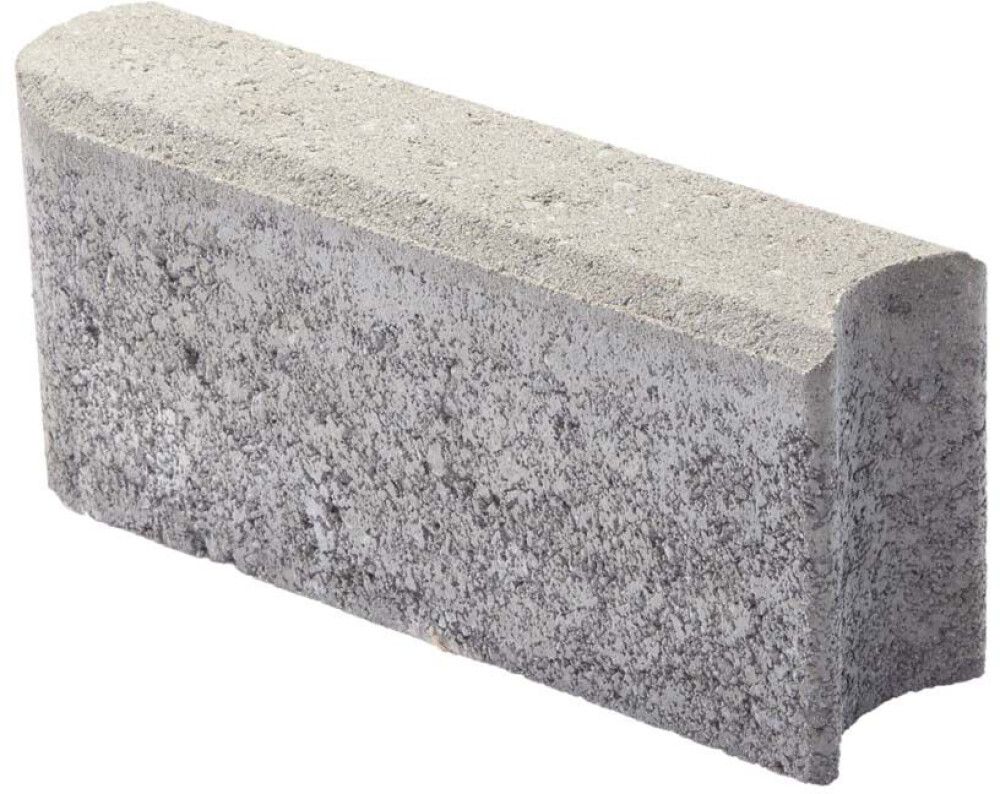 Nurmikon Reunakivi Lakka Harmaa 135 x 80 x 300 mm