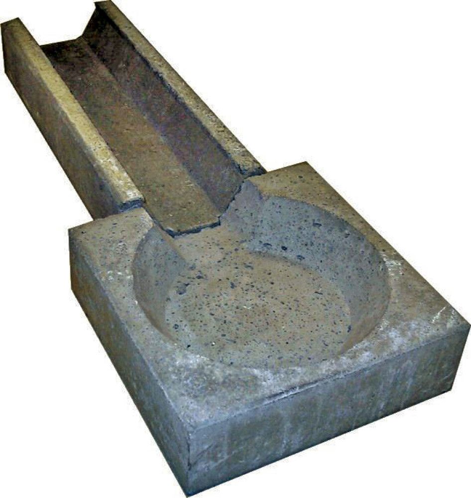 Vesikouru Lakka Harmaa 100 x 125 x 500 mm