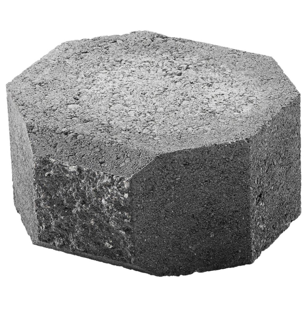 Lohkopäätykivi Lakka Musta 200 x 200 x 100 mm