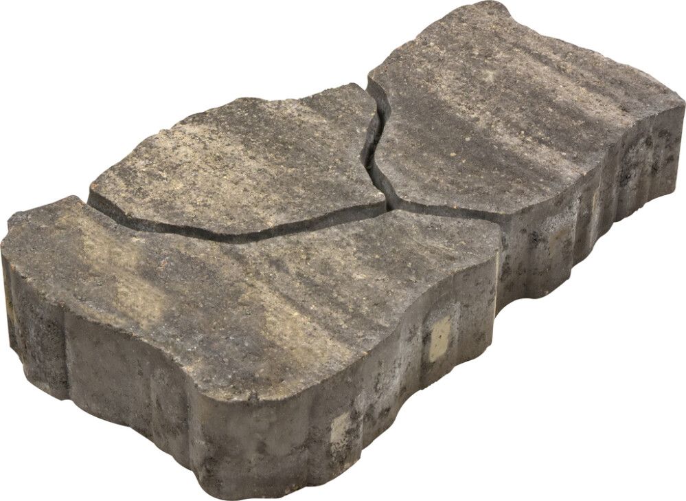 Loimuliuskekivi 80 Lakka Mustavalkoinen 490 x 264 x 80 mm