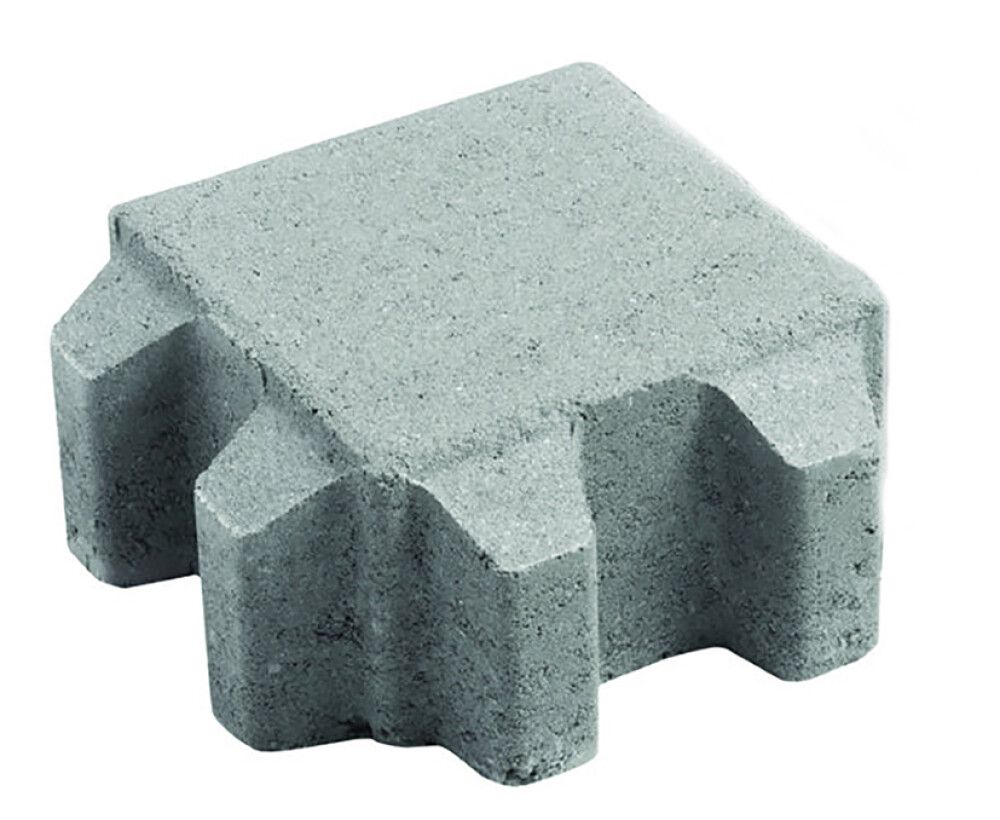 Nurmikivi Lakka Musta 165 x 165 x 80 mm