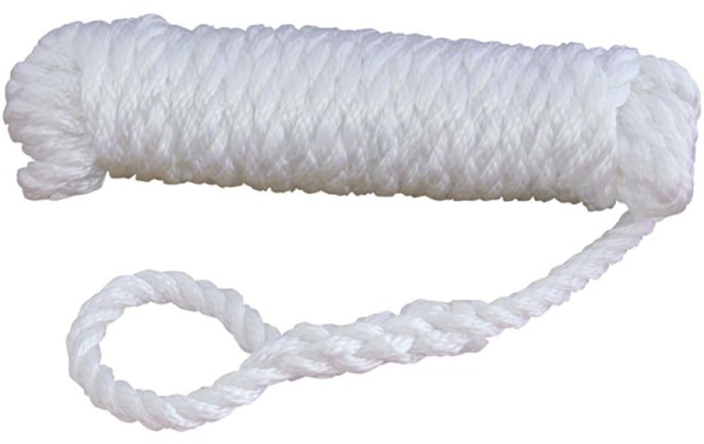 Lepuuttajan köysi Talamex valkoinen 8 mm x 2,5 mm