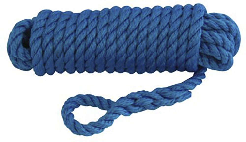 Lepuuttajan köysi Talamex sininen 8 mm x 2,5 m
