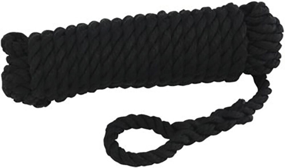 Lepuuttajan köysi Talamex musta 10 mm x 2,5 m