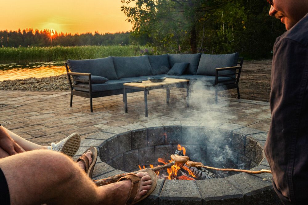 Nuotiopaikka Lakka Pyörre Musta