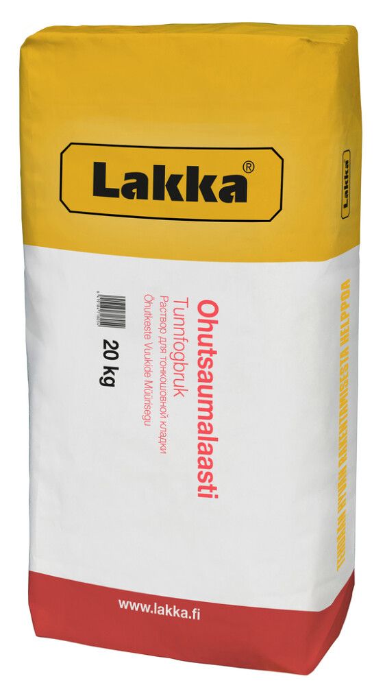Ohutsaumalaasti Lakka 20 kg