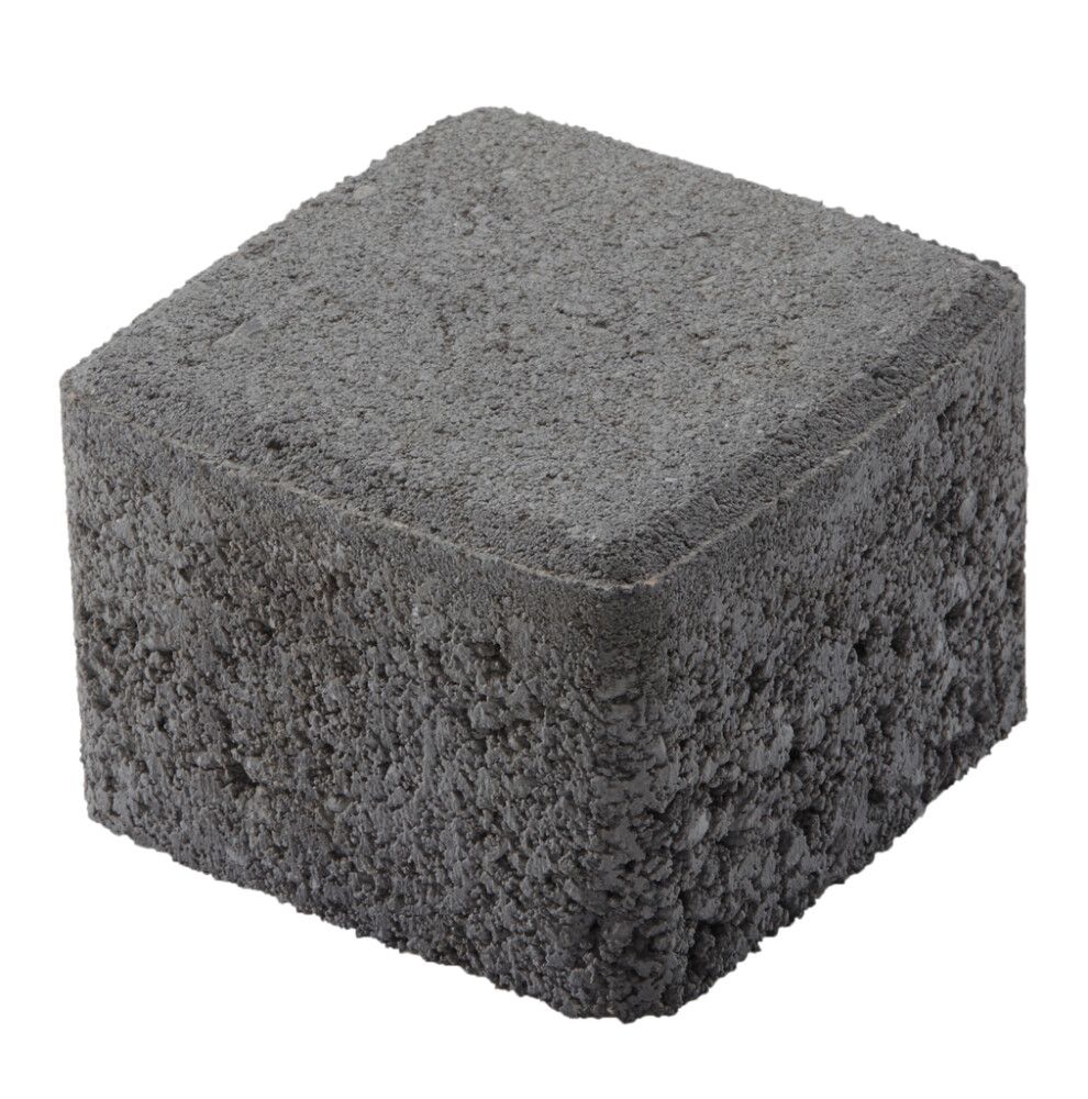 Neliökivi Lakka Klassikko 60 musta 115 x 115 x 60 mm