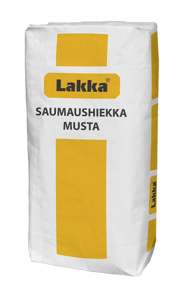 Saumaushiekka Lakka musta 20 kg