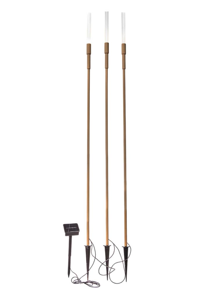 Solarvalaisin Luxform Ronda beige 6 lm 3 kpl