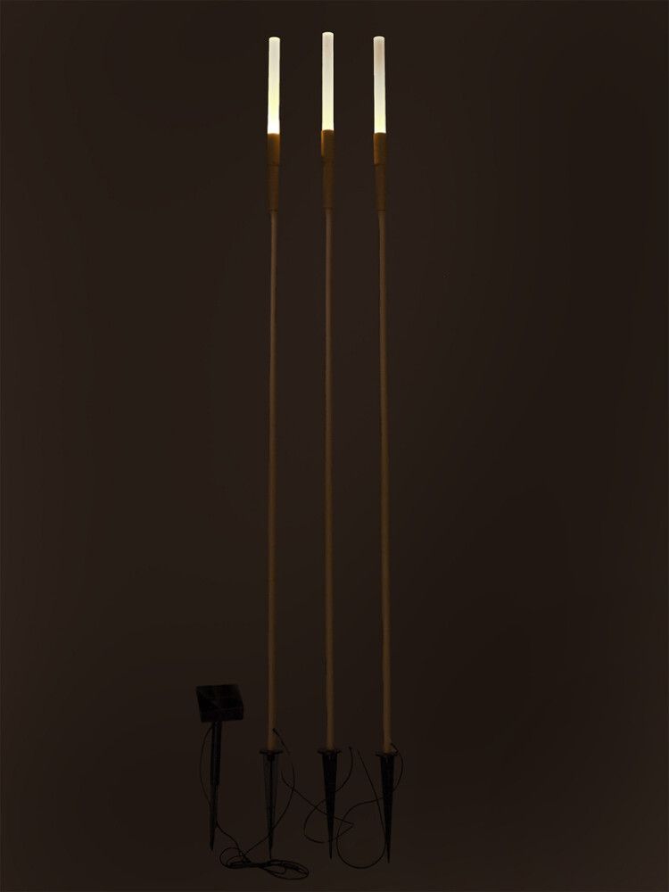 Solarvalaisin Luxform Ronda beige 6 lm 3 kpl