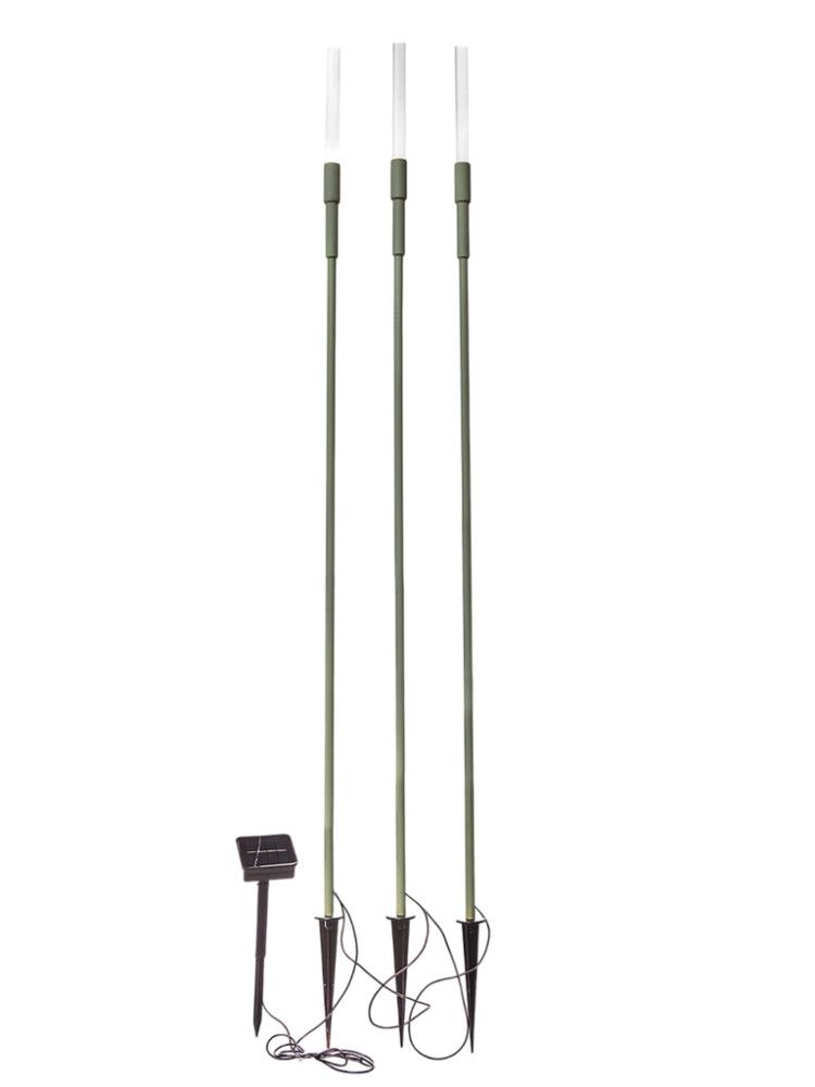 Solarvalaisin Luxform Ronda vihreä 3 lm 3 kpl