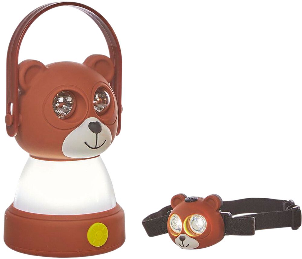 Lasten lyhty ja otsavalo Luxform Karhu