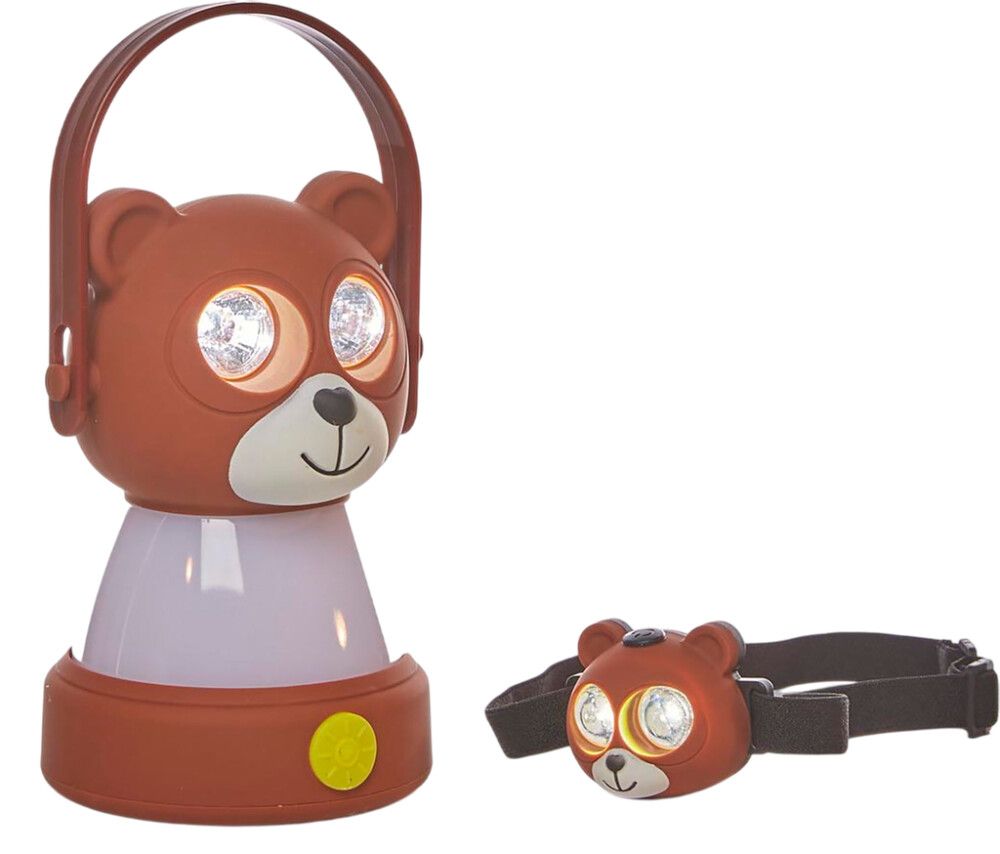 Lasten lyhty ja otsavalo Luxform Karhu
